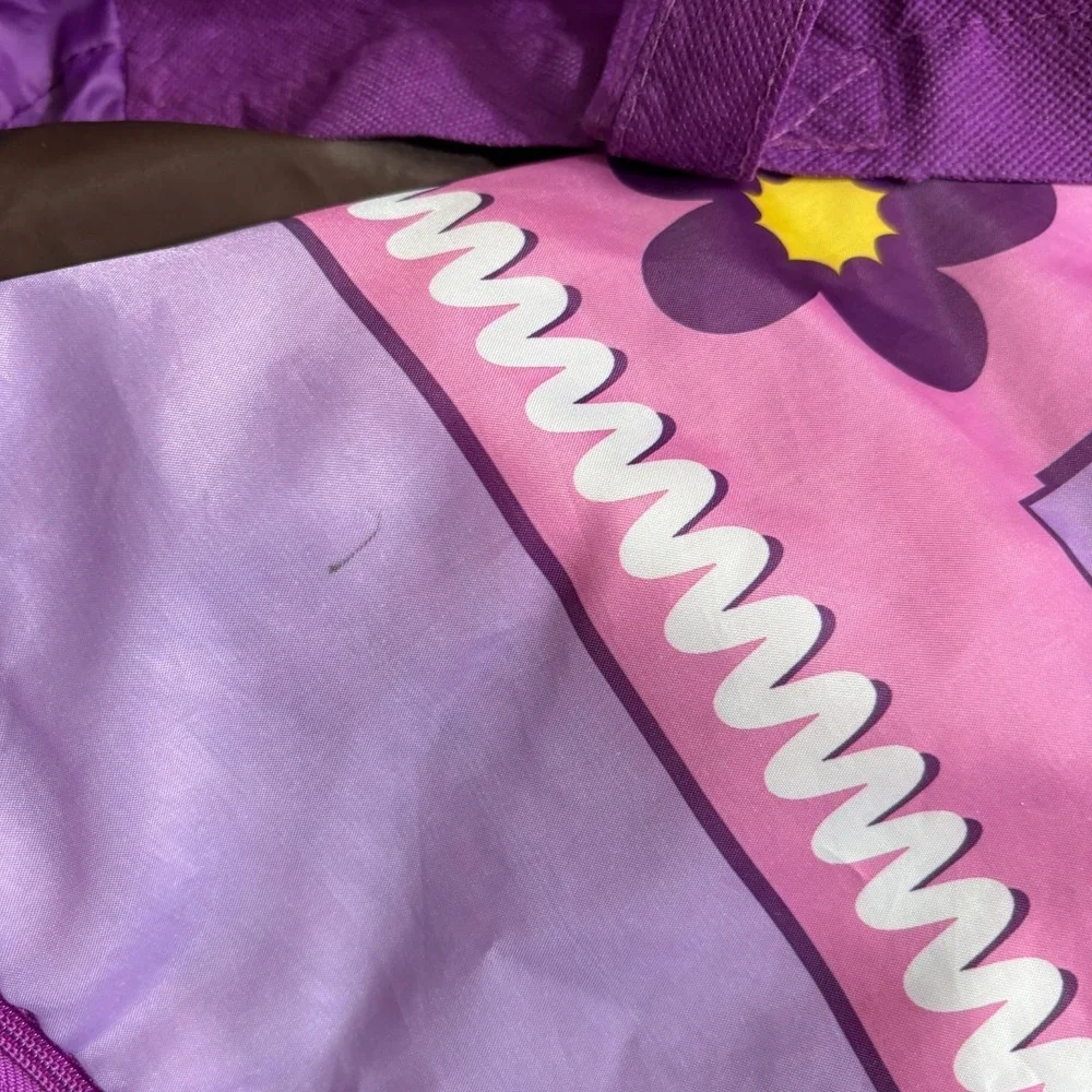 2007 Dora Kids Ready Bed Built In Air Mattress COVER‎ Compartment Sleeping Bag